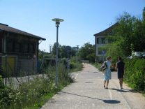 Zurich, Kloster-Fahr-Weg (Fahr Monastery
                        Way), view to Letten Viaduct 02