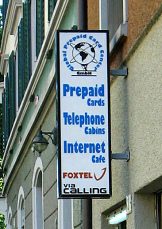 Z�rich Konradstrasse, Telefonshop
