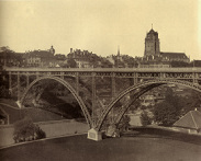 Bern, Kirchenfeldbr�cke ab 1883
