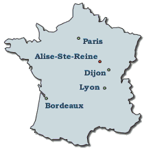 Karte
                        mit der Position von Alise-Ste-Reine