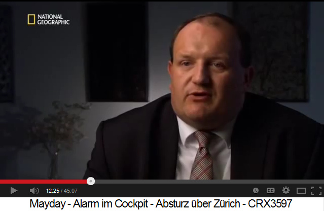 Zeugenaussage
                von Herrn Hogenkamp: "Es war dunkel und es
                schneite. Wir konnten nichts erkennen": Video
                "Mayday", 12min.25sek.