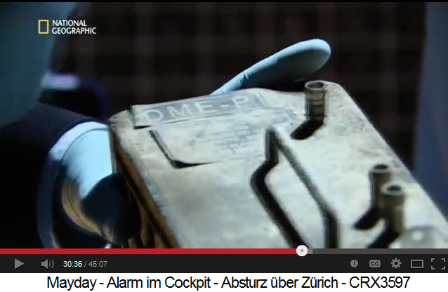 Das geborgene
                Entfernungsmessger�t DME