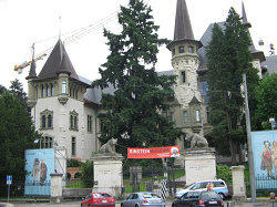 Helvetiaplatz, Historisches Museum,
                          Ansicht von 2/3 des Gebudes