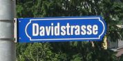 St. Gallen: Strassenschild Davidstrasse