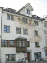 St. Gallen: Gallusstrasse 22, Haus mit
                        Holzerker