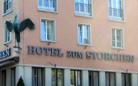 Zurich, Hotel zum Storchen "Stork
                        Hotel" at Weinplatz (Wine Square)