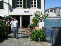 Zurich, Schipfe, entrance to the gallery