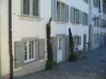 Zurich, Schipfe, house with gallery, poetry
                        and expositions