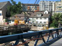Zurich, Drahtschmidlisteg (Drahtschmidli
                        Footbridge), sight of Drahtschmidli (smithery of
                        wire)