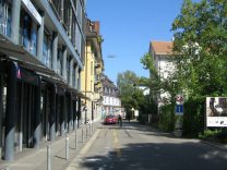Zurich, Zollstrasse (Customs Street), row
                        of houses