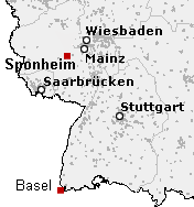Karte mit der Position von
                  Sponheim in Rheinland-Pfalz