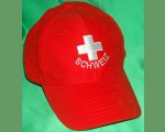 Schweiz-Kappe mit schweizer Kreuz