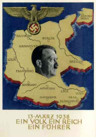 Karte des
                Dritten Reichs mit dem Anschluss von sterreich [6]