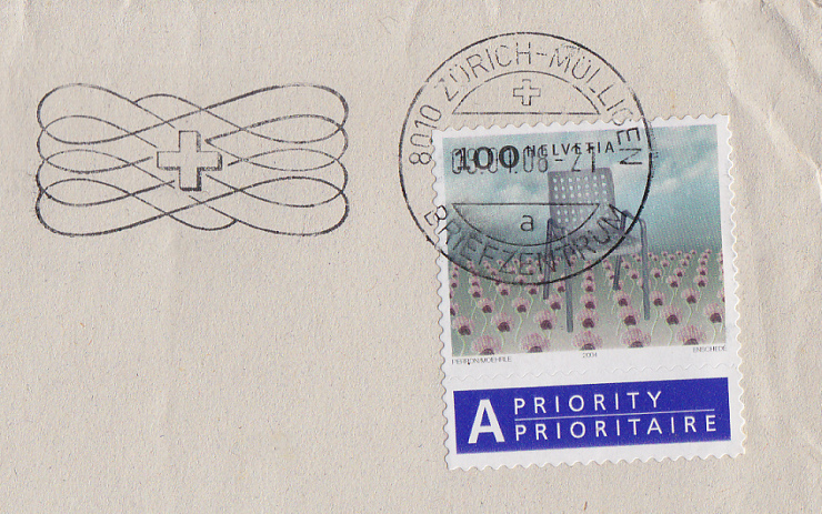 Der
              Poststempel vom 9.1.2008, 21 Uhr, des Briefs vom 8.1.2008
              von Michael Palomino an Samuel Althof