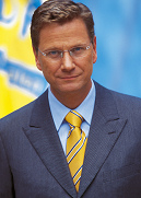 German Foreign Minister Westerwelle
                          (FDP)