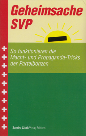 "Secret Matter SVP"
                        ("Geheimsache SVP"), cover