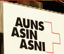 AUNS logo at an
                          event
