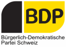 Das Logo
                        der BDP, Brgerlich-Demokratische Partei der
                        Schweiz