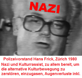 Nazi-Polizeivorstand von Zrich Hans Frick,
                        Portrait