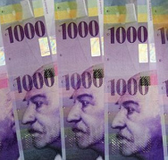 Schweizer
                        Franken, 1000er Noten
