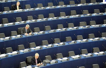 EU-Parlament ohne Parlamentarier