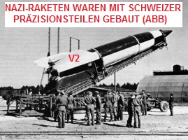 V2-Rakete mit schweizer Prsisionsteilen
                        der ABB