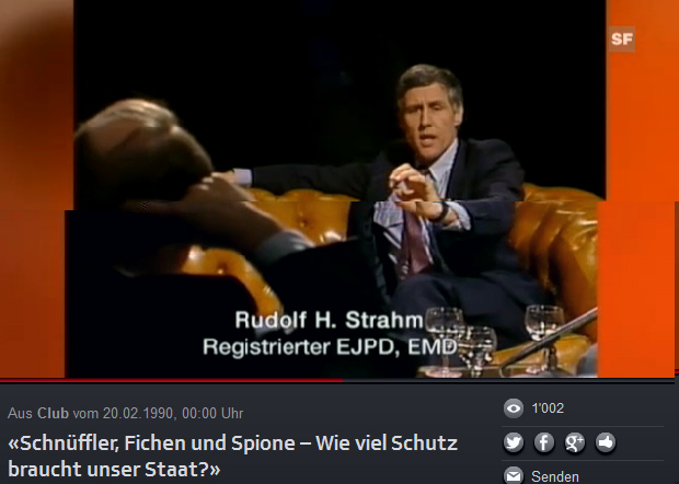 Rudolf Strahm
                              vom schweizer Justizdepartement (EJPD),
                              Portrait 1990