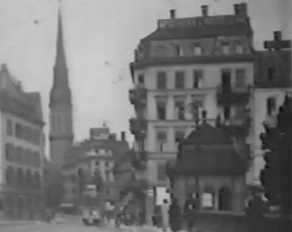 Das Haus an der
                        Badenerstrasse Nr. 2, historische Aufnahme