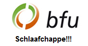 BfU-Logo
                      (Beratungsstelle fr Unfallverhtung) mit
                      Schlaafchappe