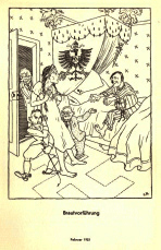 February 1933: Germania shall assist Hitler in
                  his bed