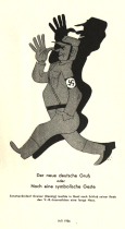 Juli 1936: Lange Nase als neuer deutscher Gruss