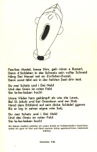 December 1938: Swiss soldier's song