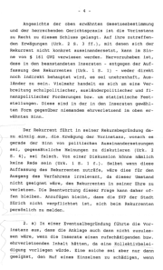 Nichteintretensentscheid des
                              Obergerichts Zrich vom 3. November 1999
                              mit Billigung der SVP-Hetze gegen
                              Auslnder 04