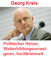 Georg Kreis, ein
                              weiterer schweizer Hetzer ohne
                              Weiterbildung, der systematisch gegen jede
                              neue und logische j�dische
                              Geschichtsforschung agierte