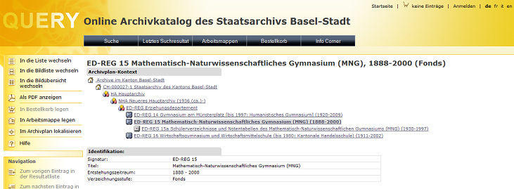 Zensierter
und geschönter Artikel über das MNG Basel im
Staatsarchiv Basel-Stadt Zensierter und
geschönter Artikel über das MNG Basel im
Staatsarchiv Basel-Stadt