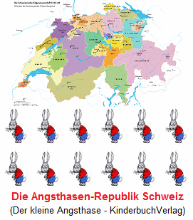 Die Angsthasen-Republik Schweiz -
                        die schweizer Justiz agiert wie ein Angsthase,
                        der Angst vor der Wahrheit hat