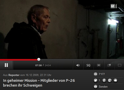 Hans-Rudolf Strasser im
                                "Schweizerhof" in Gstaad,
                                Mitglied von P26