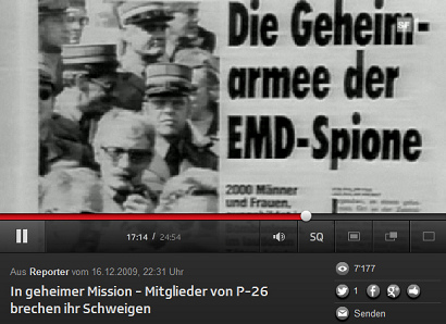 Artikel "Die
                          Geheimarmee der EMD-Spione"