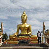 Pattaya in
                            Thailand: Der Buddha auf dem Buddha-Berg.