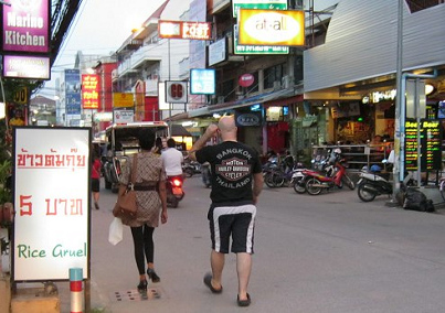Neonazis in Pattaya in Thailand
              an der Buakao Road