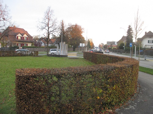 Langenthal, die Kreuzung
                        Mittelstrasse - Ringstrasse