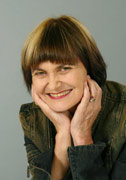 Federal counsil
                          of Switzerland Micheline Calmy-Rey with a
                          smile