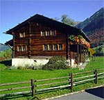 Wohnhaus der
                                  Familie von Niklaus von Fl�e
                                  ("Bruder Klaus") auf dem
                                  Sch�belacker in Fl�eli