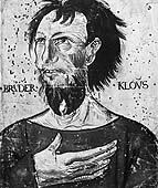 Niklaus von Fl�e, Tafel
                          schwarz-weiss