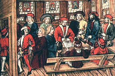 Stanser
                  Verkommnis, Vertragsunterzeichnung