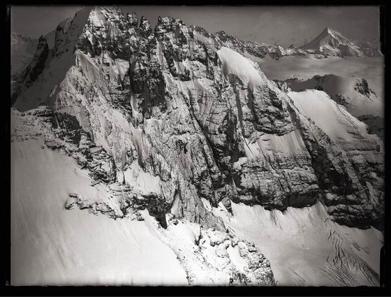 Eduard Spelterini: Gspaltenhorn, Sicht von
                Norden her