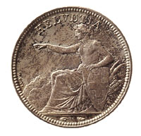 5 Schweizer Franken M�nze