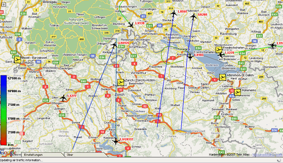 Karte 51: 3.12.2007, Mo, 5:49 Uhr,
                        Warteschlaufe �ber Weinfelden und Konstanz