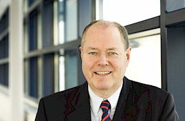 Peer Steinbr�ck was
                        minister of finance in Germany, socialist from
                        SPD, portrait