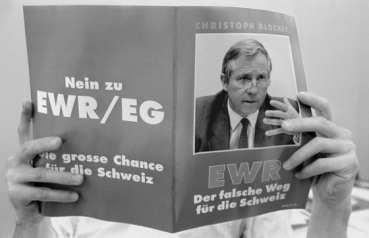 Blocher's fact review about EEA in 1992